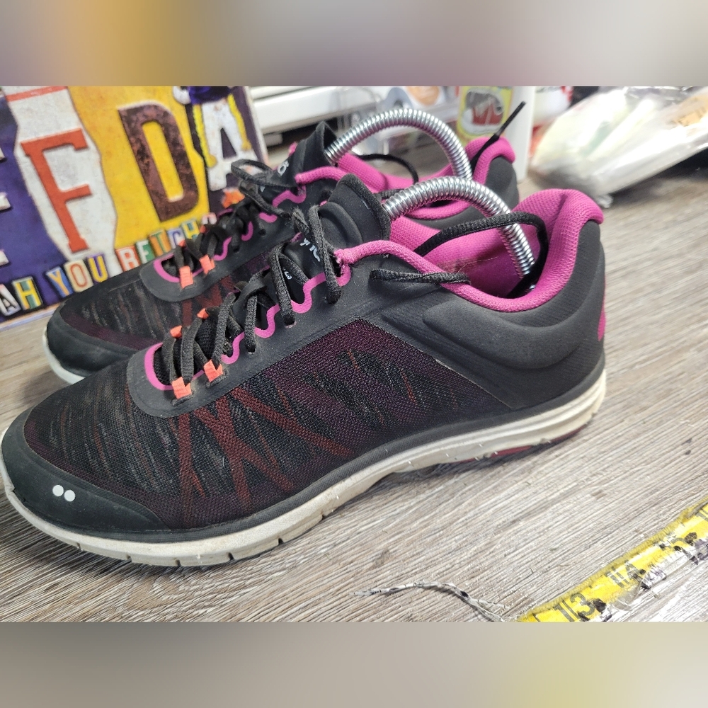 Ryka Dynamic 2.5 shoes athletic women's sz 10 black purple - Picture 4 of 11